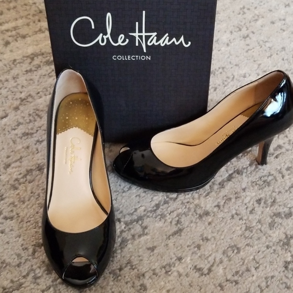Cole Haan Black Patent Heels